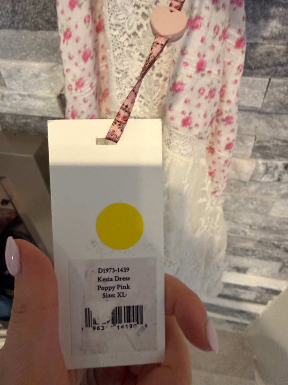 Loveshackfancy women’s kesia dress in poppy pink brand new with tags size xlarge - Picture 9 of 9